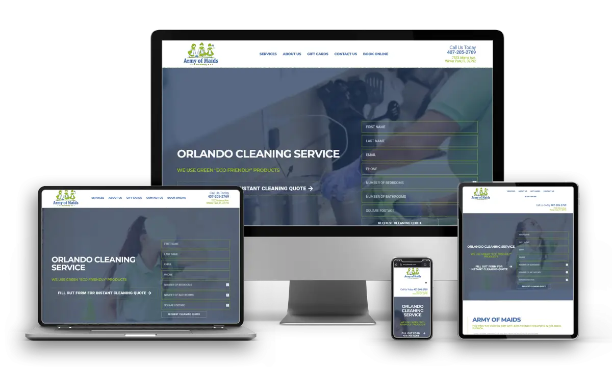 Housekeeping Website Design