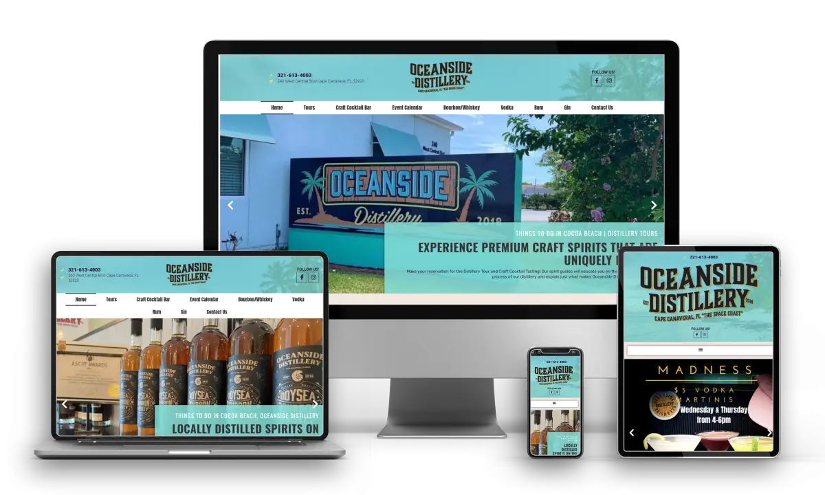 Distillery Website Design