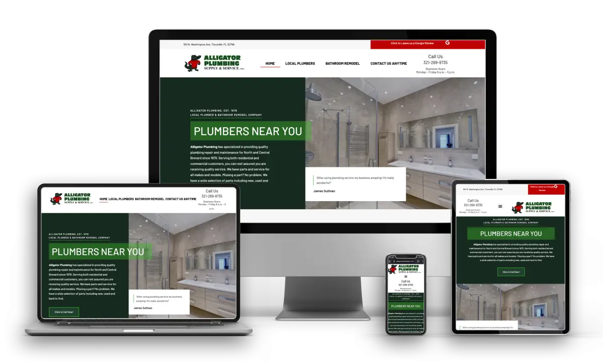 Plumbing Website Design