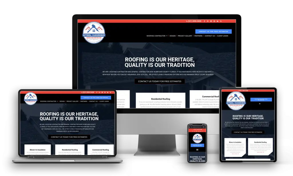 Roofer Website Design